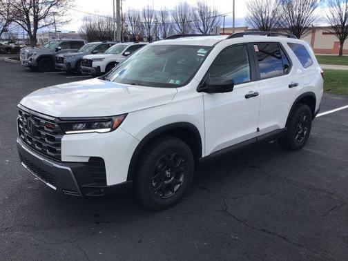 Platinum White 2026 Honda Pilot TrailSport