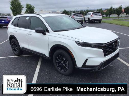 Platinum White 2026 Honda CR-V Hybrid Sport-L