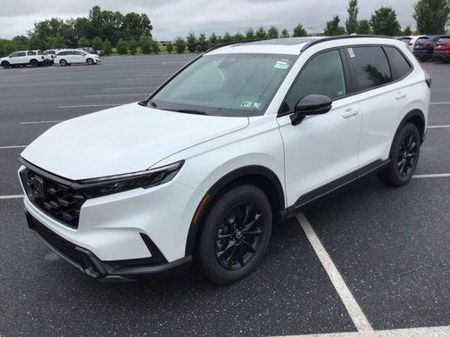 Platinum White 2026 Honda CR-V Hybrid Sport-L