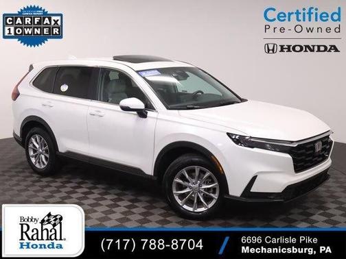 Platinum White Pearl 2023 Honda CR-V EX