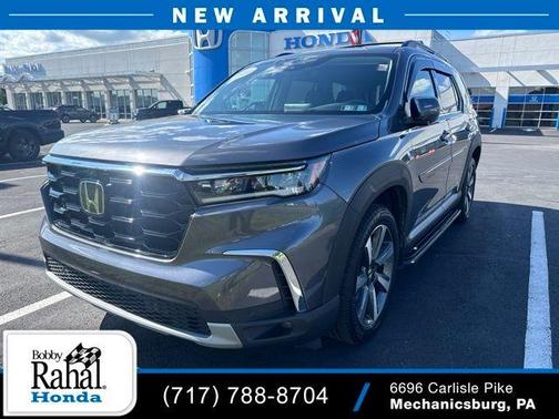 Modern Steel Metallic 2025 Honda Pilot Elite