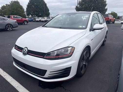 Pure White 2017 Volkswagen Golf GTI Autobahn 4-Door
