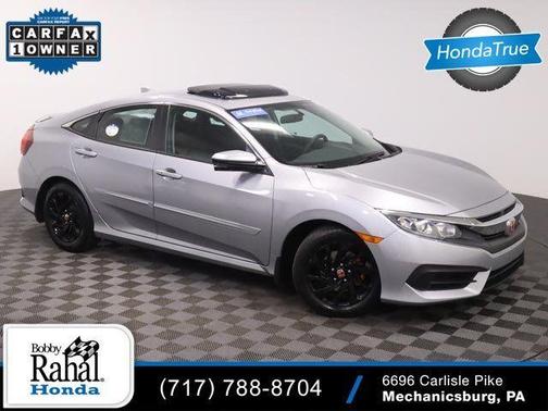 Lunar Silver Metallic 2018 Honda Civic EX