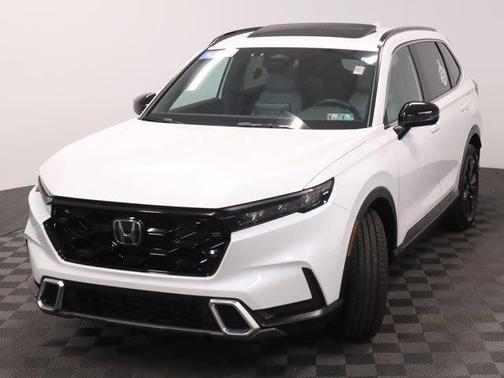 Platinum White Pearl 2023 Honda CR-V Hybrid Sport Touring