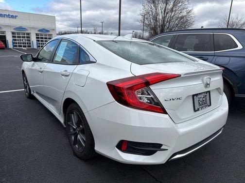 Platinum White Pearl 2020 Honda Civic EX-L