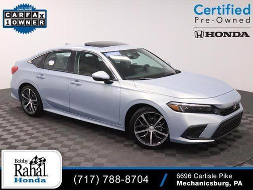 Morning Mist Metallic 2022 Honda Civic Touring