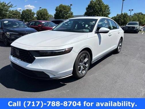 Platinum White 2024 Honda Accord EX