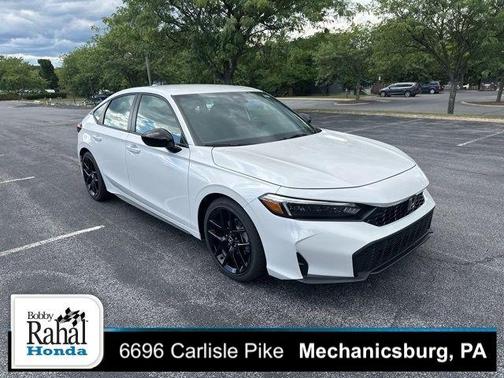 Platinum White 2026 Honda Civic Sport