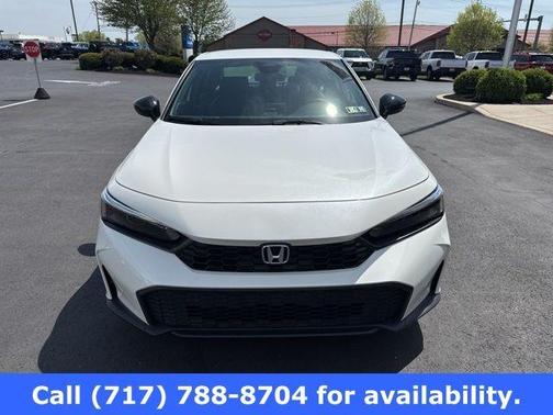 Platinum White Pearl 2026 Honda Civic Sport