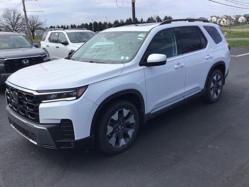 Platinum White 2026 Honda Pilot Elite