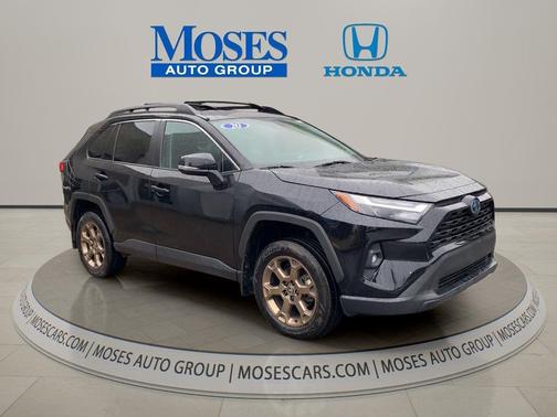 Midnight Black Metallic 2023 Toyota RAV4 Hybrid Woodland Edition
