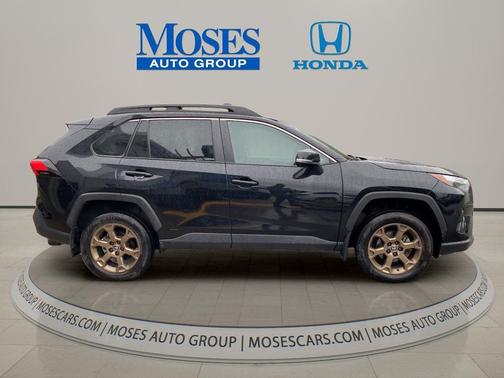 Midnight Black Metallic 2023 Toyota RAV4 Hybrid Woodland Edition