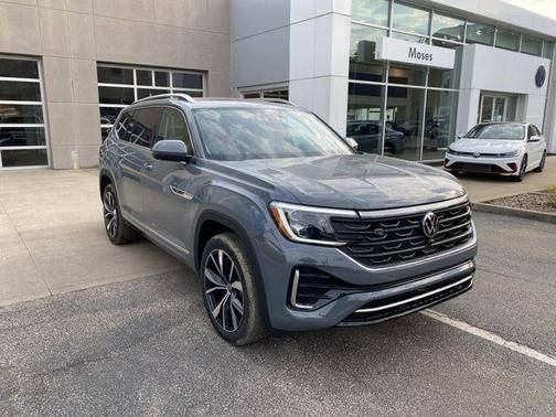Pure Gray 2025 Volkswagen Atlas 2.0T SEL Premium R-Line 4MOTION