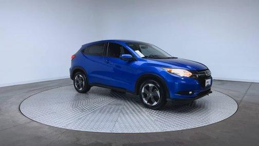 Aegean Blue Metallic 2018 Honda HR-V EX