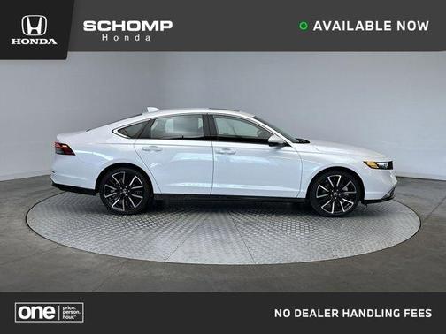 Platinum White Pearl 2026 Honda Accord Hybrid Touring