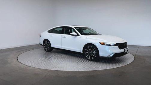 Platinum White Pearl 2026 Honda Accord Hybrid Touring