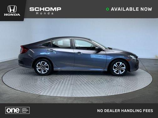 Modern Steel Metallic 2017 Honda Civic LX