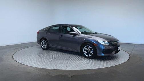 Modern Steel Metallic 2017 Honda Civic LX