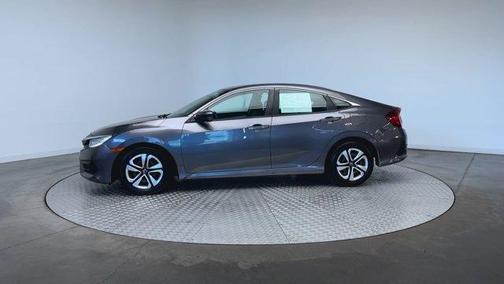Modern Steel Metallic 2017 Honda Civic LX