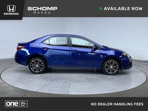 Blue Crush Metallic 2016 Toyota Corolla S Plus