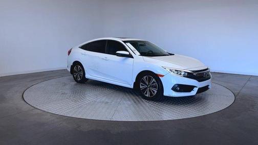 White 2017 Honda Civic EX-T