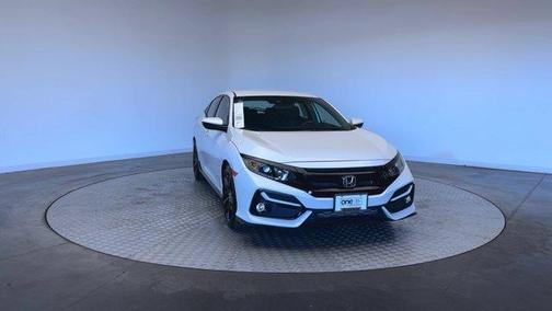 Platinum White Pearl 2021 Honda Civic Sport