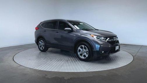 Gray 2017 Honda CR-V EX-L