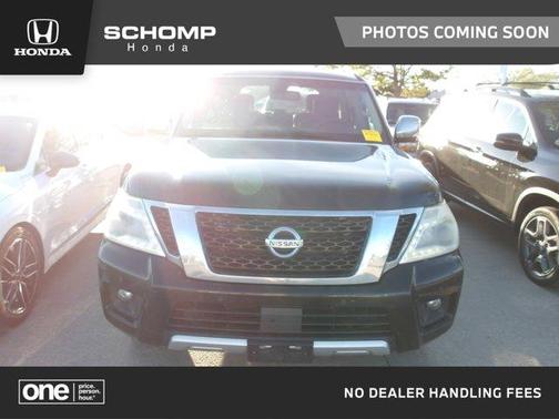 Black 2017 Nissan Armada Platinum