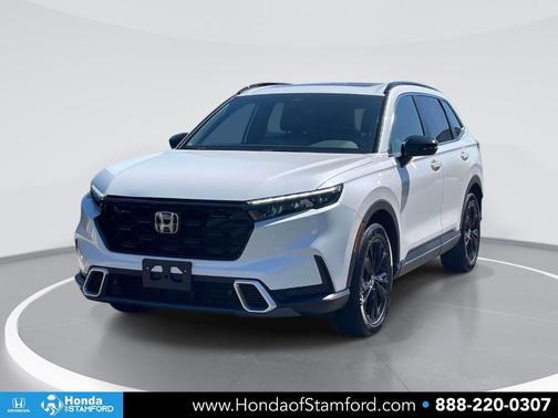 Platinum White Pearl 2024 Honda CR-V Hybrid Sport Touring