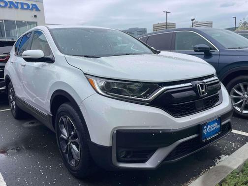 Platinum White Pearl 2022 Honda CR-V EX