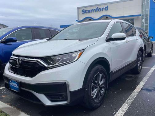 Platinum White Pearl 2022 Honda CR-V EX