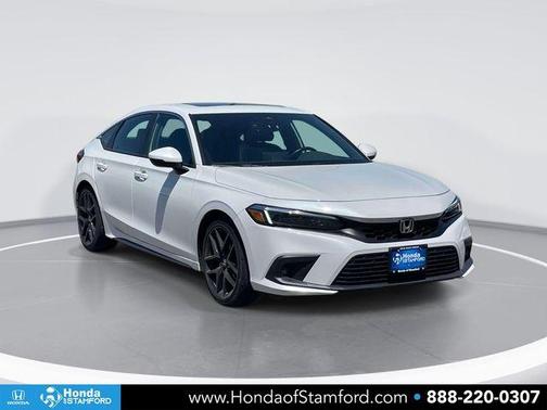 Platinum White Pearl 2024 Honda Civic Sport Touring