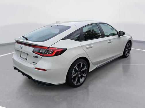 Platinum White Pearl 2026 Honda Civic Hybrid Sport Touring