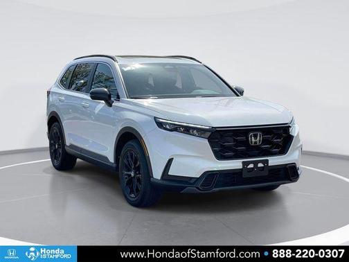 Platinum White Pearl 2023 Honda CR-V Hybrid Sport