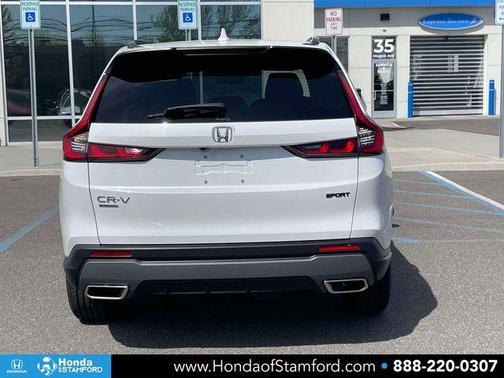 Platinum White Pearl 2023 Honda CR-V Hybrid Sport