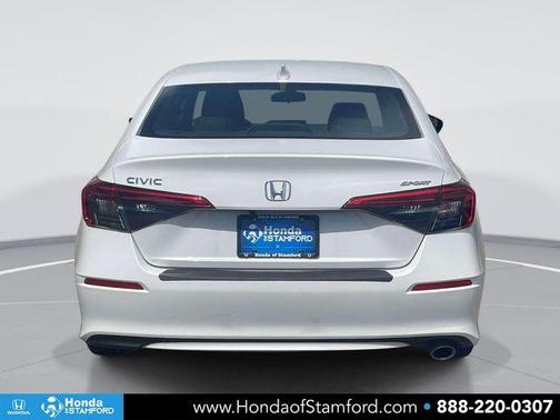 Platinum White Pearl 2023 Honda Civic Sport