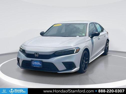 Platinum White Pearl 2023 Honda Civic Sport