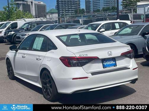 Platinum White Pearl 2023 Honda Civic Sport