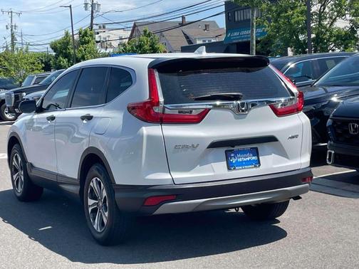 White 2019 Honda CR-V LX