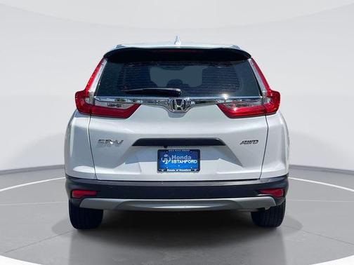 White 2019 Honda CR-V LX