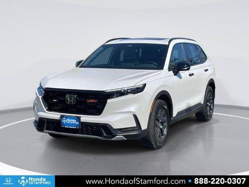 Platinum White Pearl 2026 Honda CR-V Hybrid TrailSport