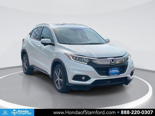 Platinum White Pearl 2022 Honda HR-V EX
