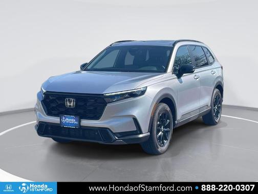 Solar Silver Metallic 2026 Honda CR-V Hybrid Sport-L