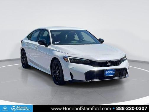 Platinum White Pearl 2026 Honda Civic Sport