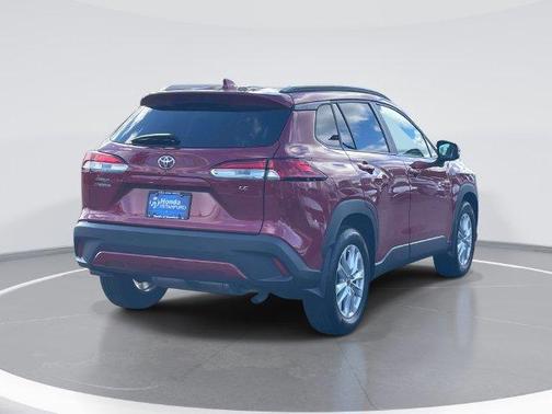 Barcelona Red Metallic 2022 Toyota Corolla Cross LE
