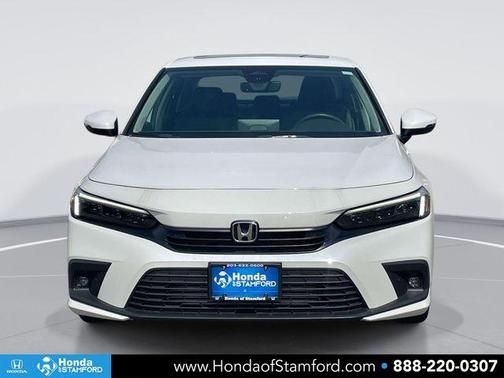 Platinum White Pearl 2024 Honda Civic Touring