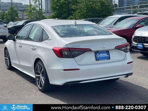 Platinum White Pearl 2024 Honda Civic Touring