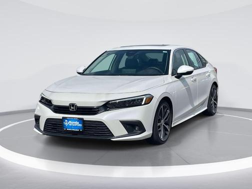 Platinum White Pearl 2024 Honda Civic Touring