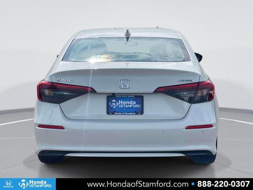 Platinum White Pearl 2024 Honda Civic Touring