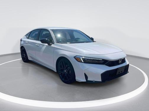 Platinum White Pearl 2026 Honda Civic Sport